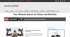 Desktop Screenshot of musclespro.com